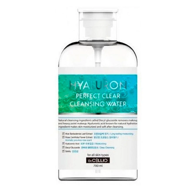 Dr. Cellio — Очищающая вода для лица с гиалуроновой кислотой Dr. Cellio (Маркировка)