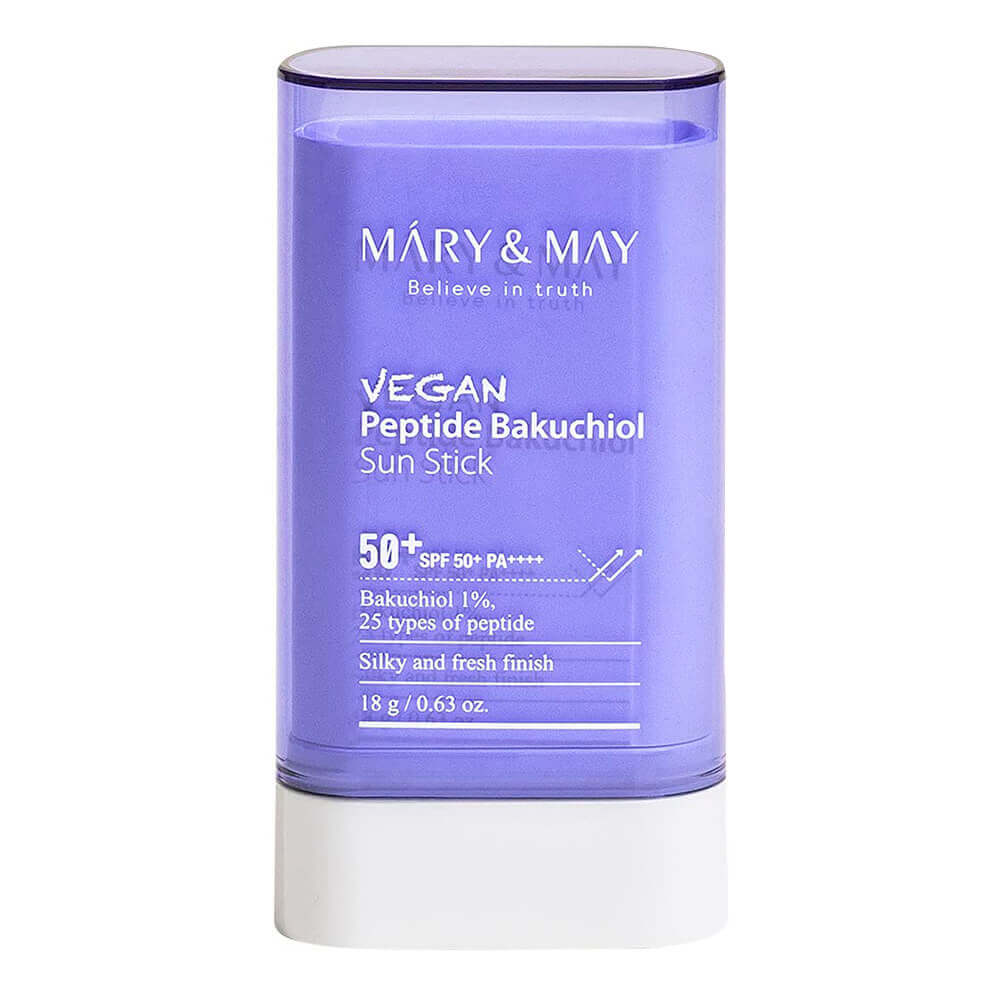 Стик солнцезащитный с бакучиолом и пептидами Mary & May  SPF50+