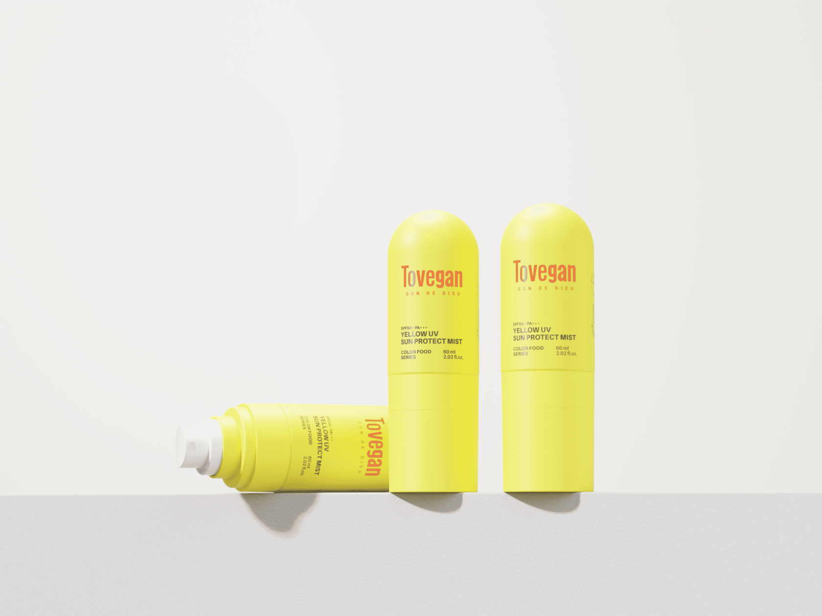 Tovegan — Солнцезащитный спрей для лица SPF50+PA+++ Tovegan