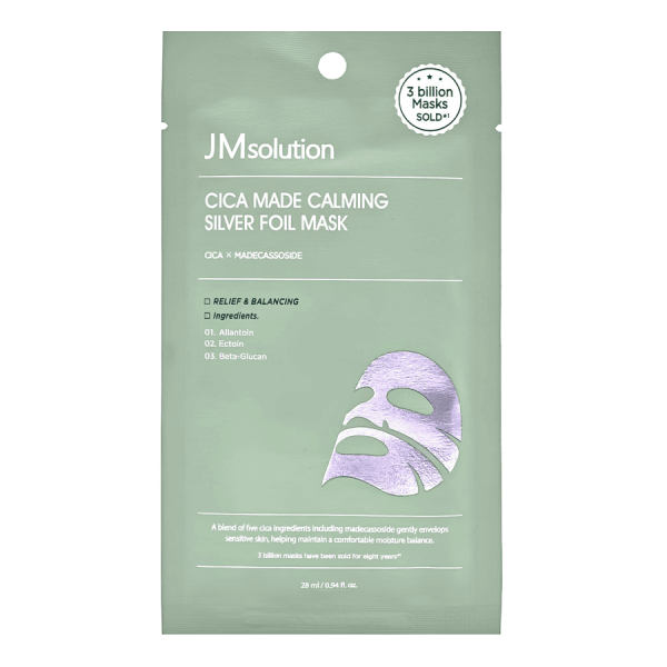 JMsolution — Успокаивающая тканевая маска для лица с комплексом центеллы JMsolution (Маркировка)